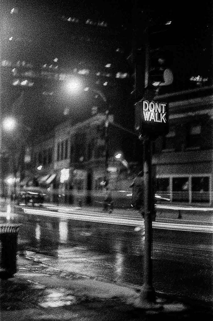 ice crystals canon black and white street photography evanston illinois chicago
