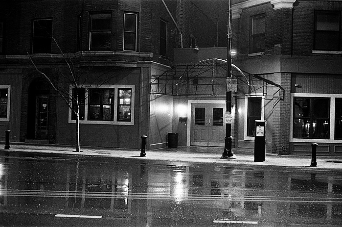 ice crystals canon black and white street photography evanston illinois chicago