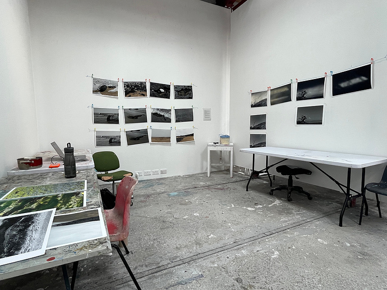 Work-in-progress images from my residency at Burren College of Art, Ballyvaughan, Co. Clare, Ireland—capturing the creative process and inspiration from the Burren landscape.