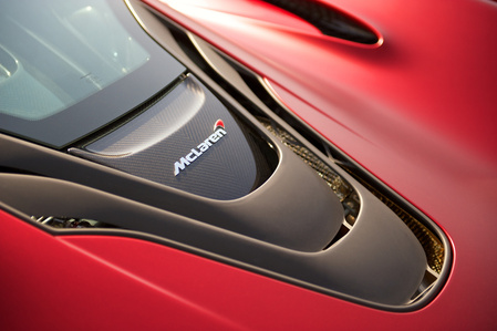 McLaren P1 detail in Dubai, UAE by automotive photographer Theron Lane