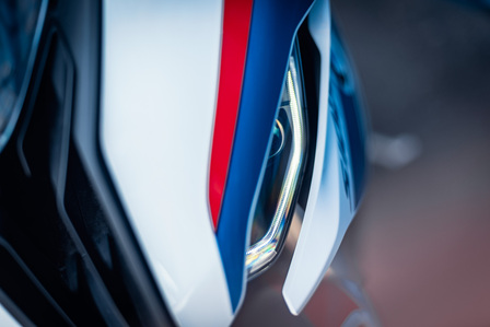 BMW S1000RR detail shot by motorcycle photographer Theron Lane