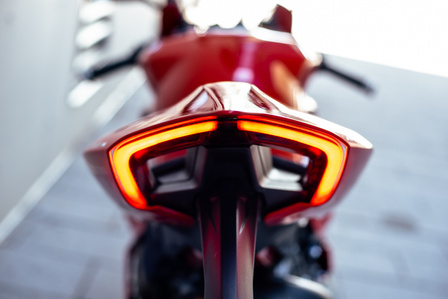 Ducati V4S Panigale superbike by motorcycle photographer Theron Lane
