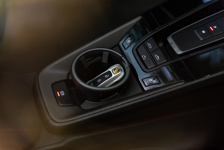 Porsche 911 GTS interior detail by automotive photographer Theron Lane