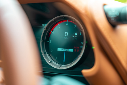 Lexus LC500 interior detail by automotive photographer Theron Lane