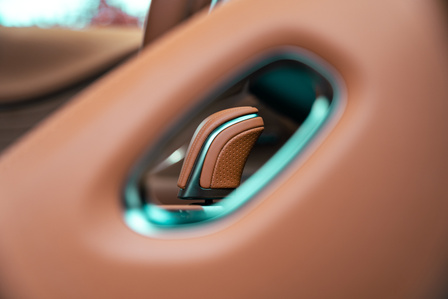 Lexus LC500 interior detail by automotive photographer Theron Lane