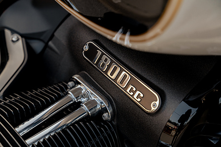 BMW R18 Bagger engine detail by motorcycle photographer Theron Lane