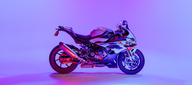 BMW S1000RR motorcycle by motorcycle photographer Theron Lane at VivaStudios