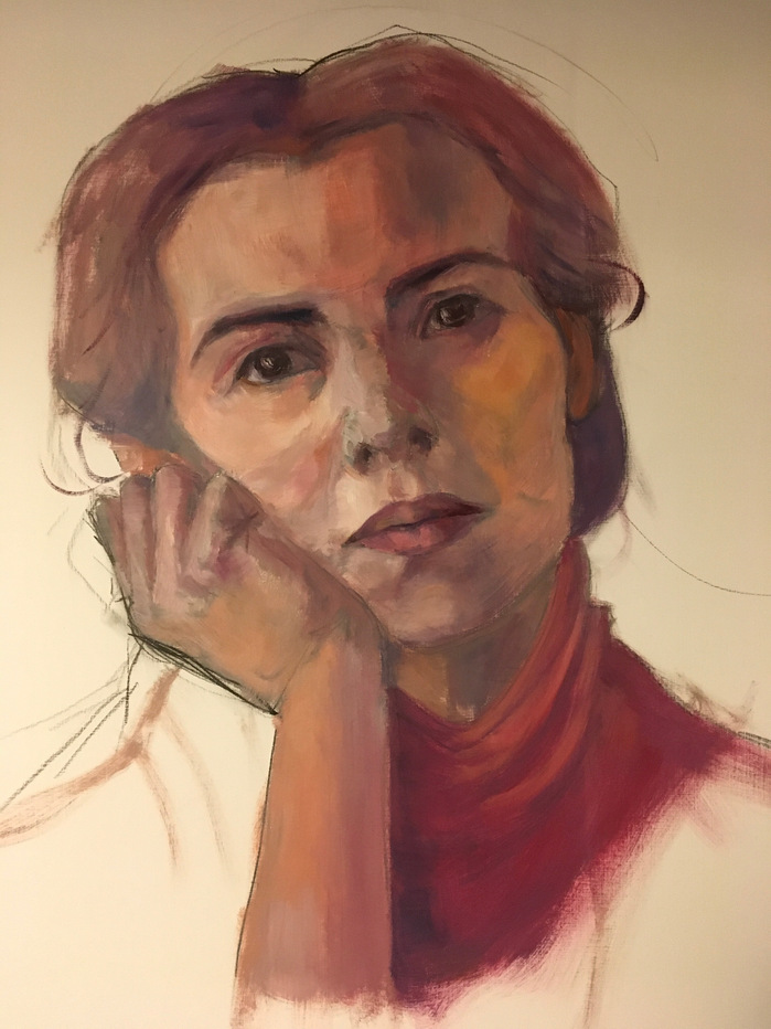 Oil on paper