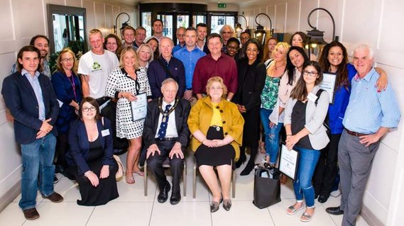 Strive Business Course graduation day. I am pictured 2nd from the left in the photo.