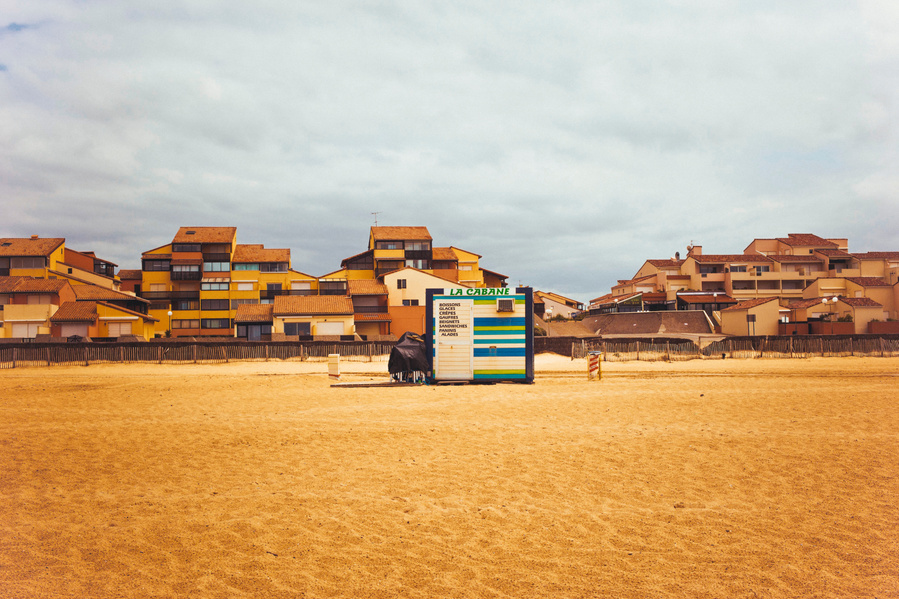 Photograph taken in Hossegor, Atlantic Coast, France, 2016.