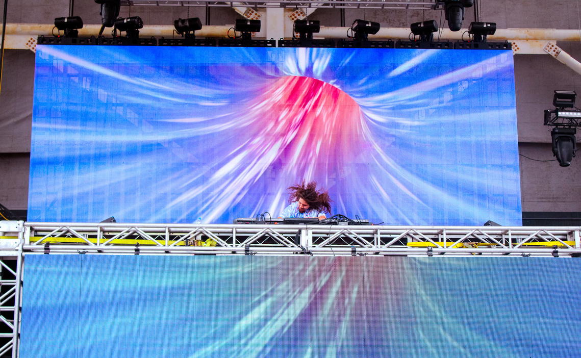 Photography by Delilah Bestler of Kaivon at North Coast Music Festival