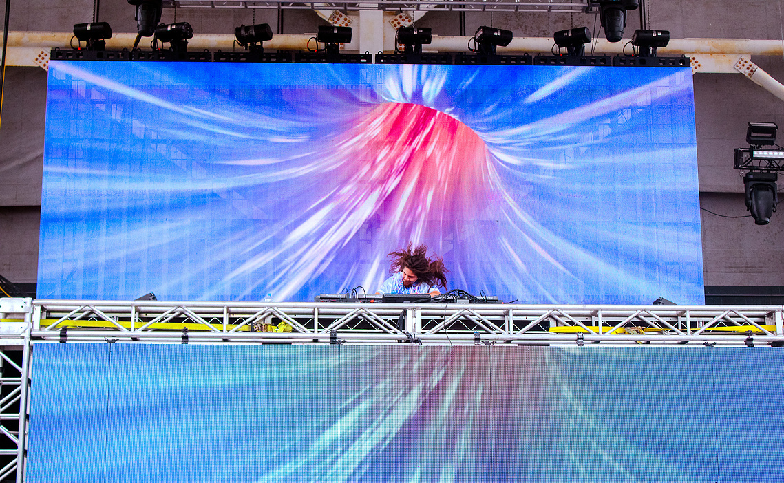 Photography by Delilah Bestler of Kaivon at North Coast Music Festival