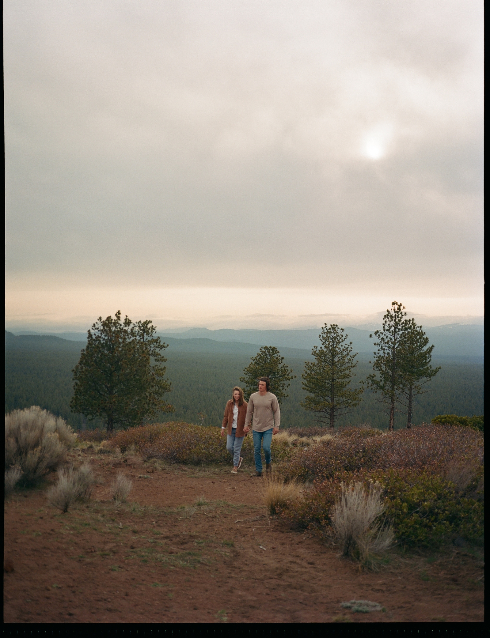 Bend Oregon engagement session on Bessie Butte 