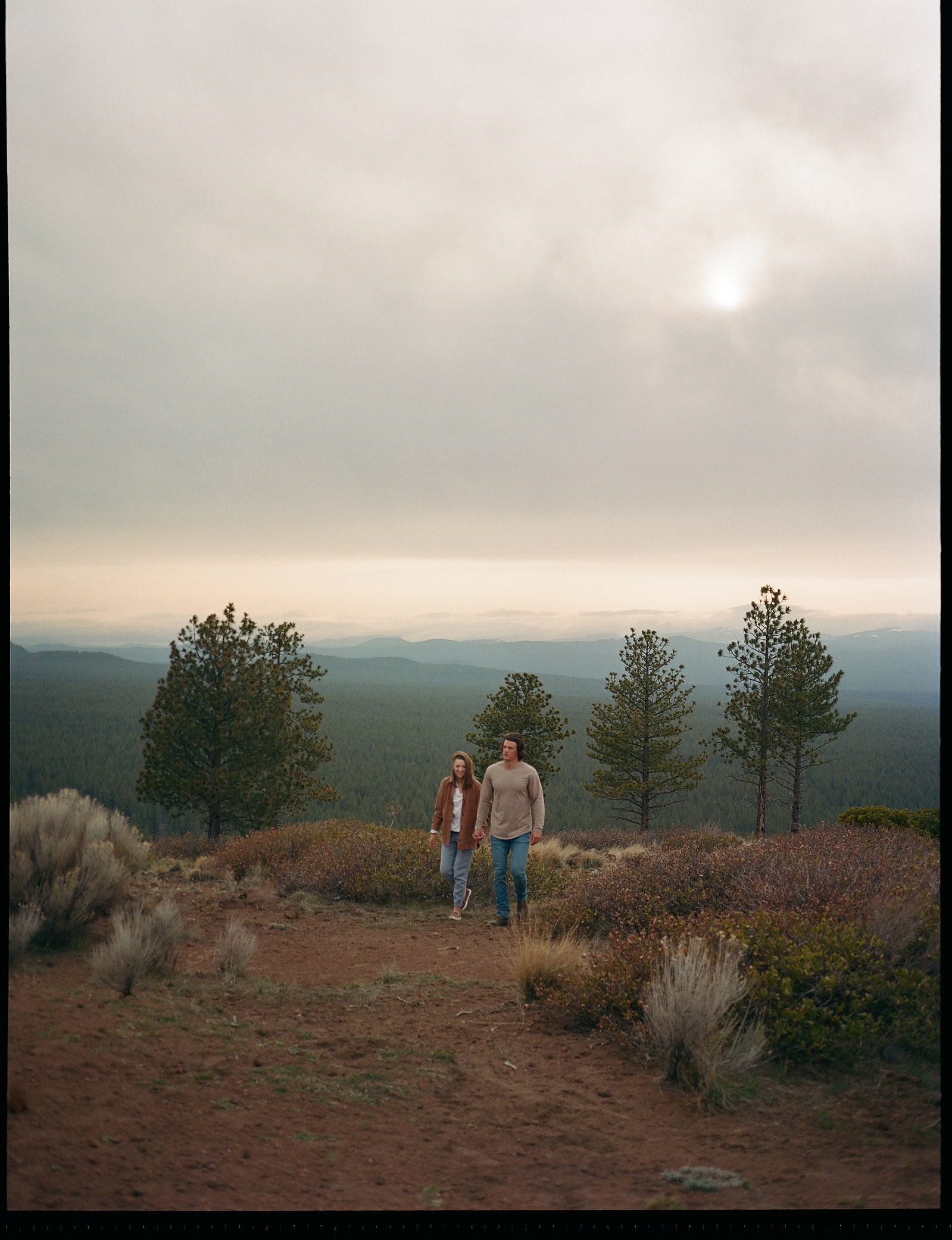Bend Oregon engagement session on Bessie Butte 
