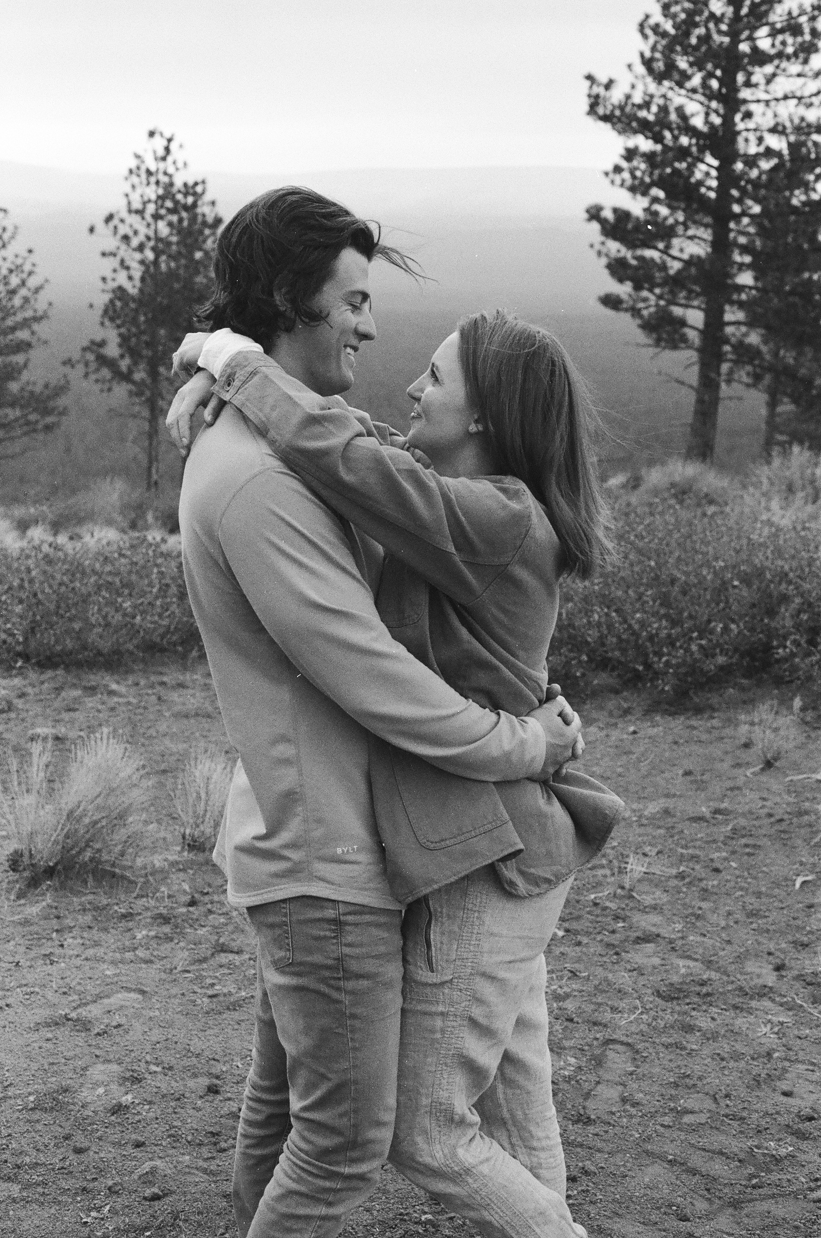 Bend Oregon engagement session on Bessie Butte 