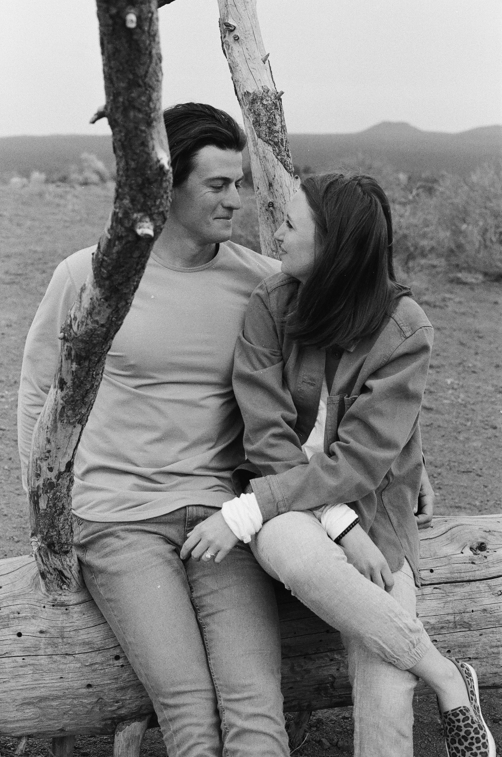 Bend Oregon engagement session on Bessie Butte 