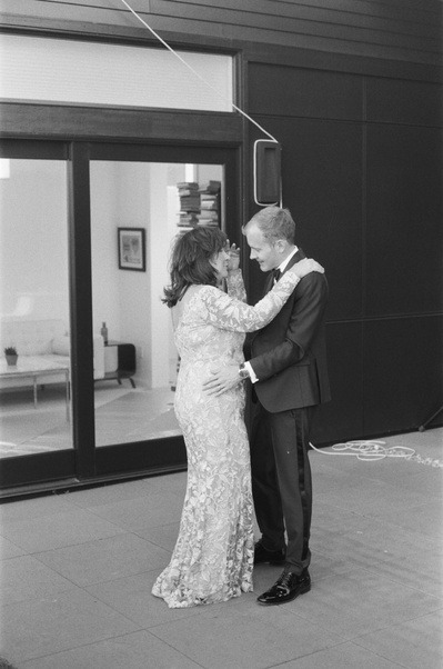 Mother and son dancing at his wedding