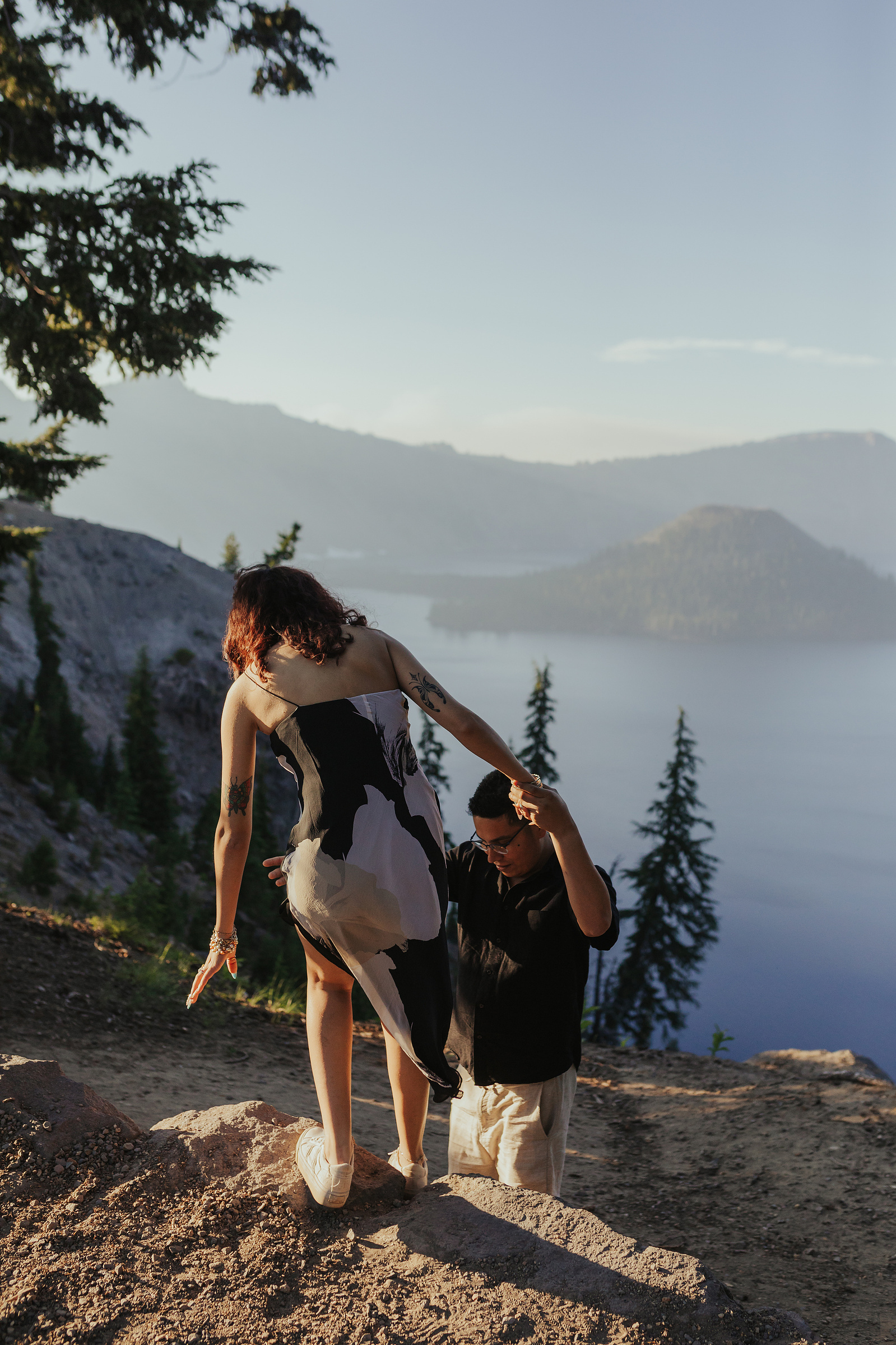 Crater Lake National Park Engagement Photos