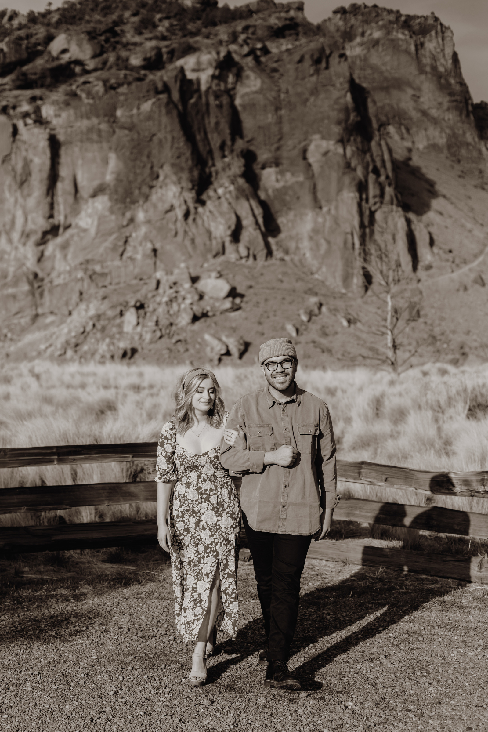 Intimate Smith Rock Engagement Session 