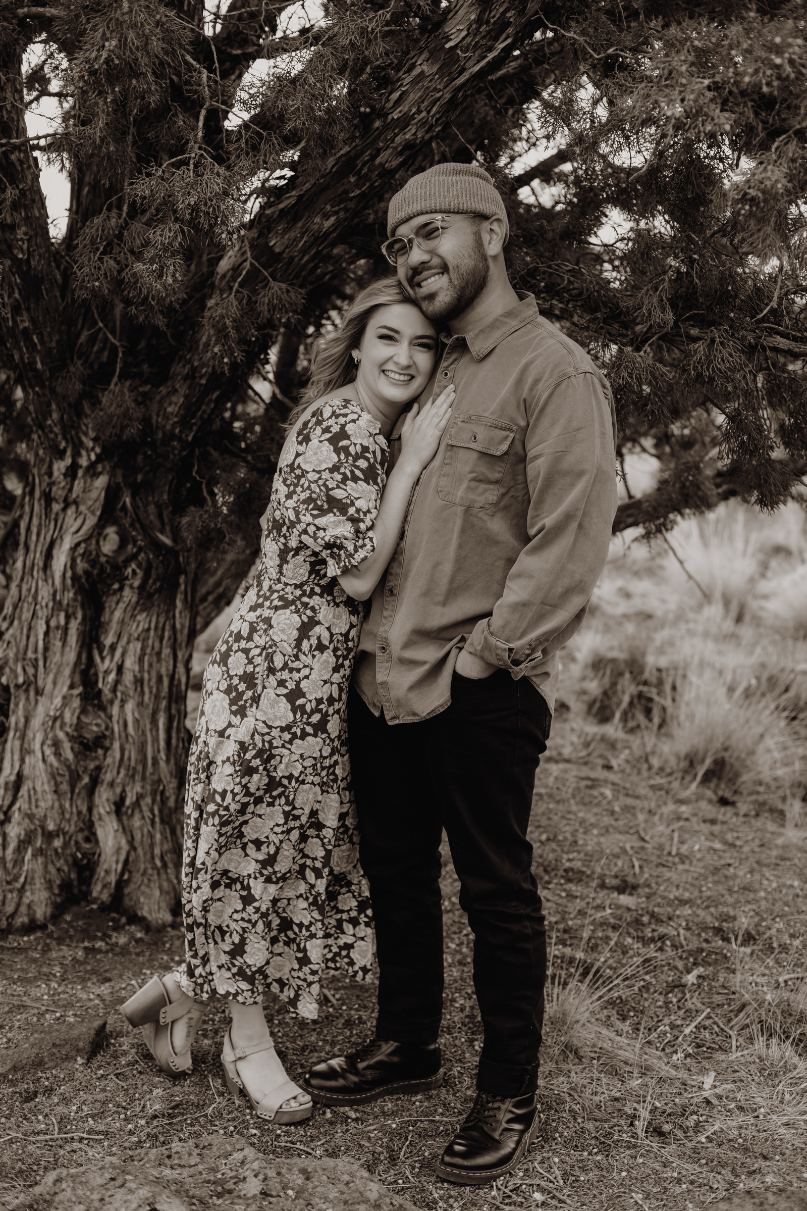Intimate Smith Rock Engagement Session 