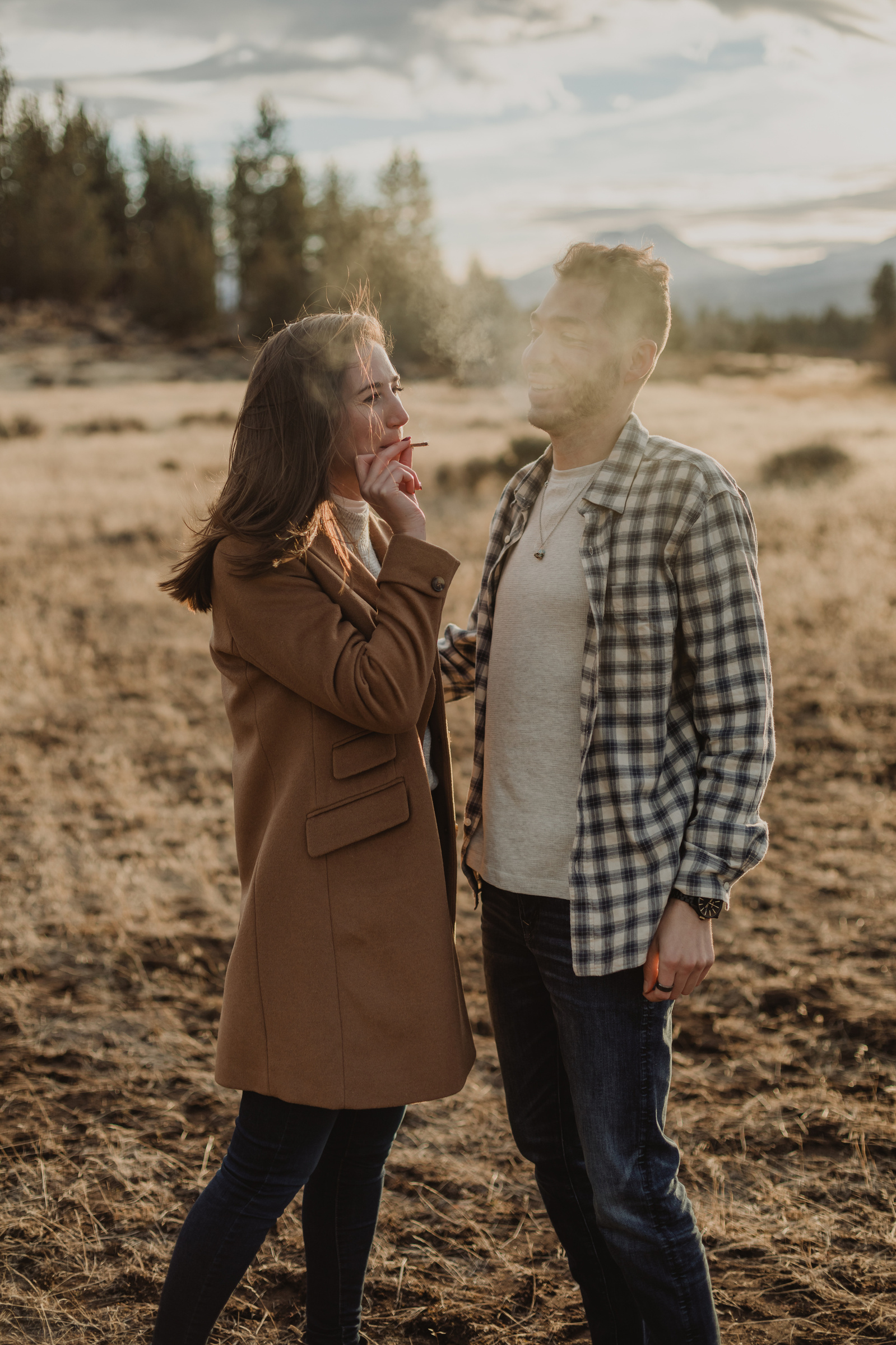 Engagement photo session in Bend, Oregon