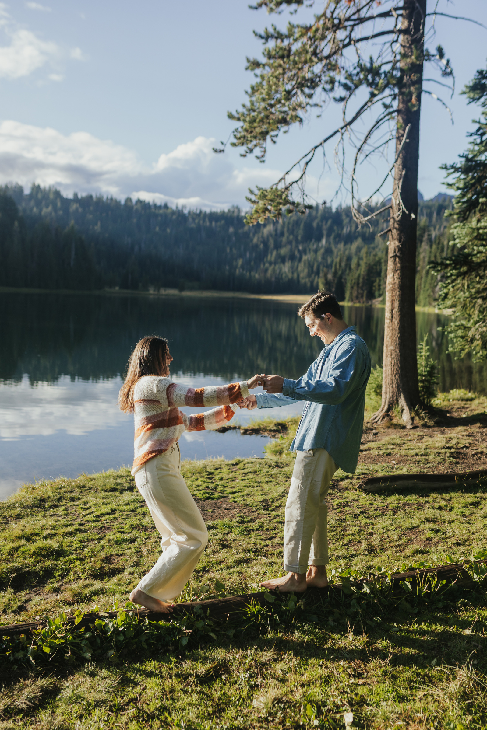 Bend Oregon engagement session at Todd Lake