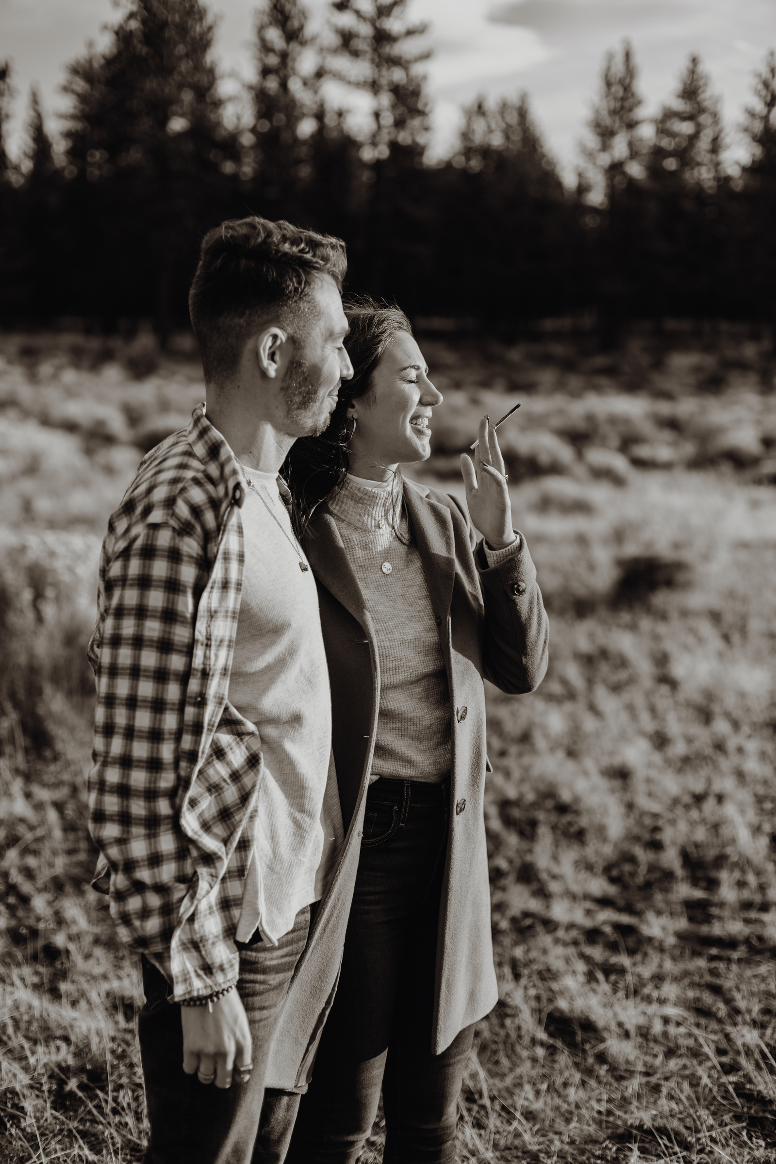 Engagement photo session in Bend, Oregon