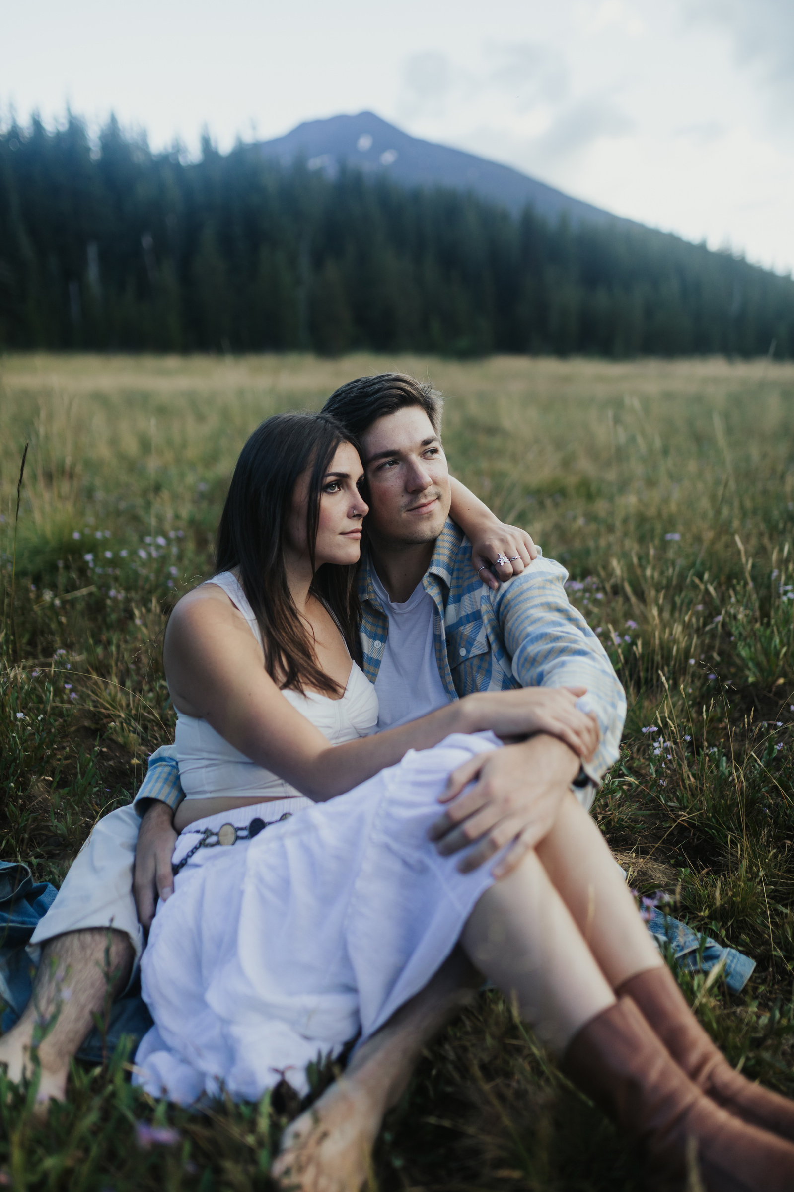 Bend Oregon engagement session at Todd Lake
