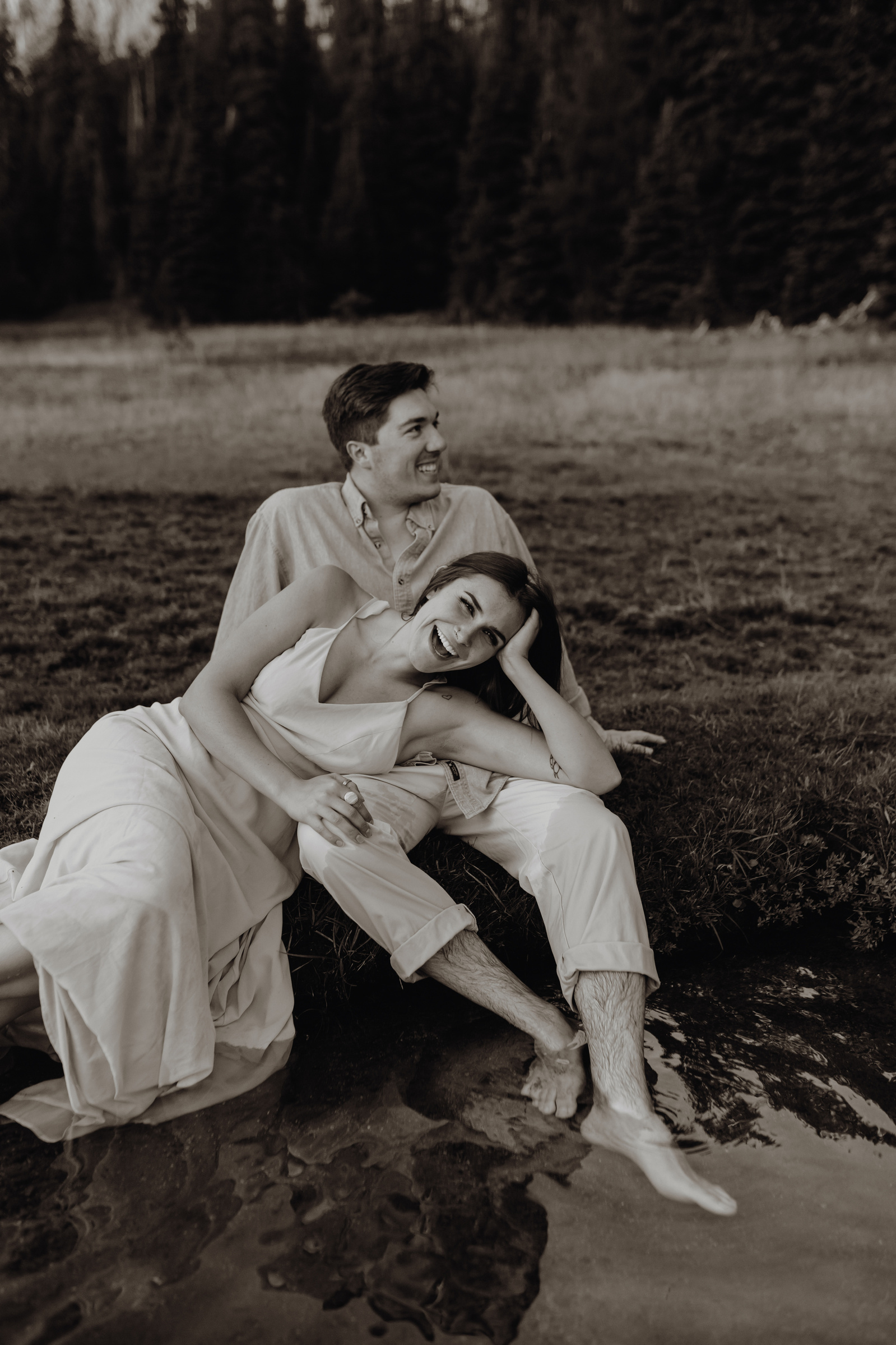 Bend Oregon engagement session at Todd Lake