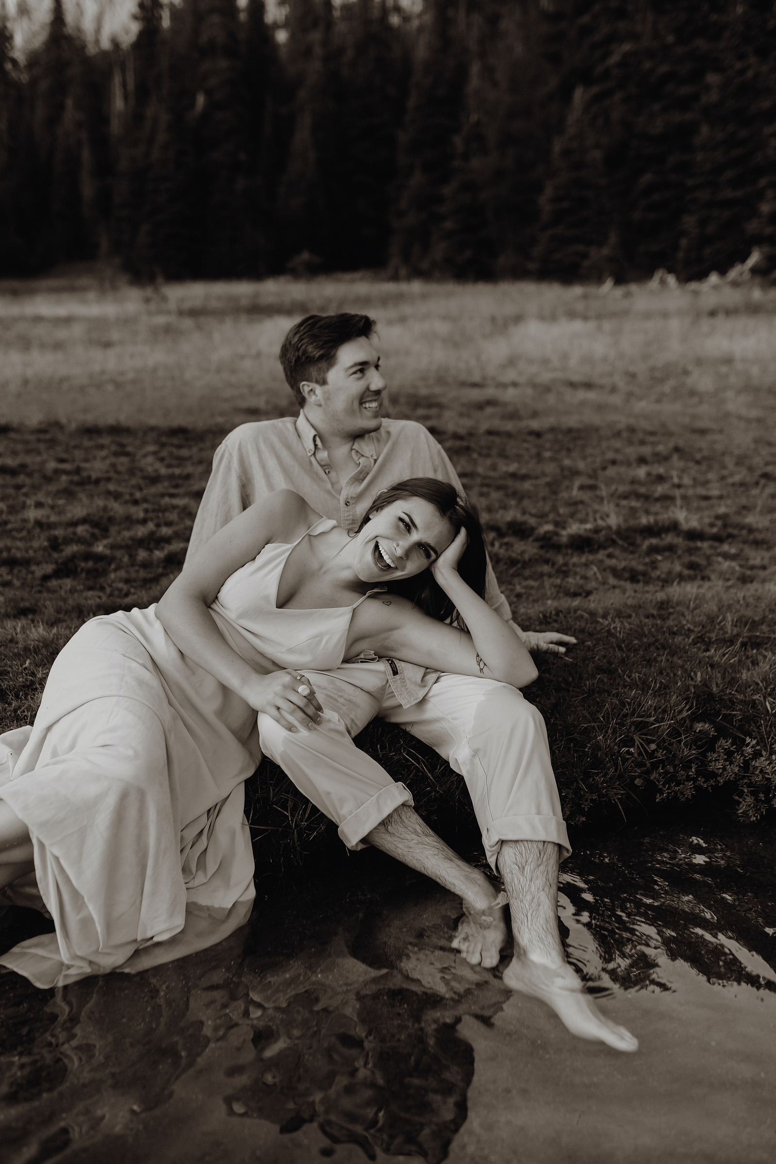 Bend Oregon engagement session at Todd Lake