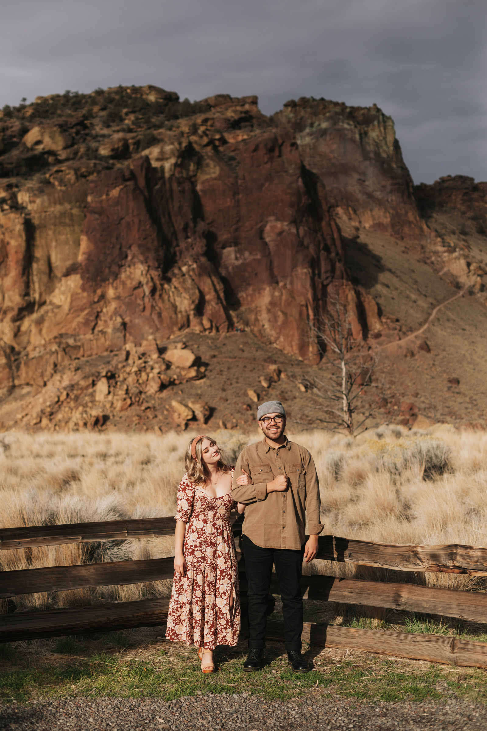 Intimate Smith Rock Engagement Session 