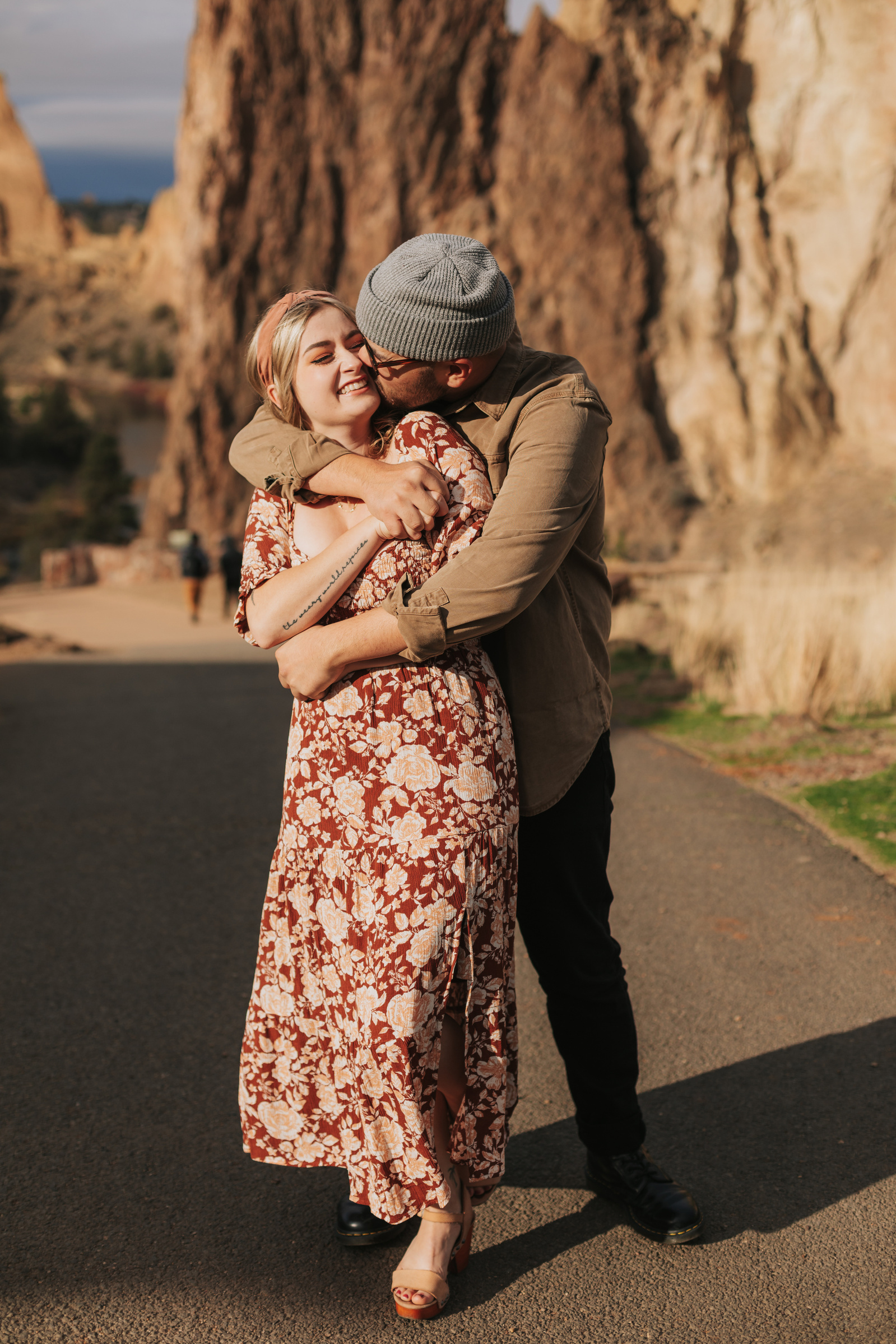 Intimate Smith Rock Engagement Session 