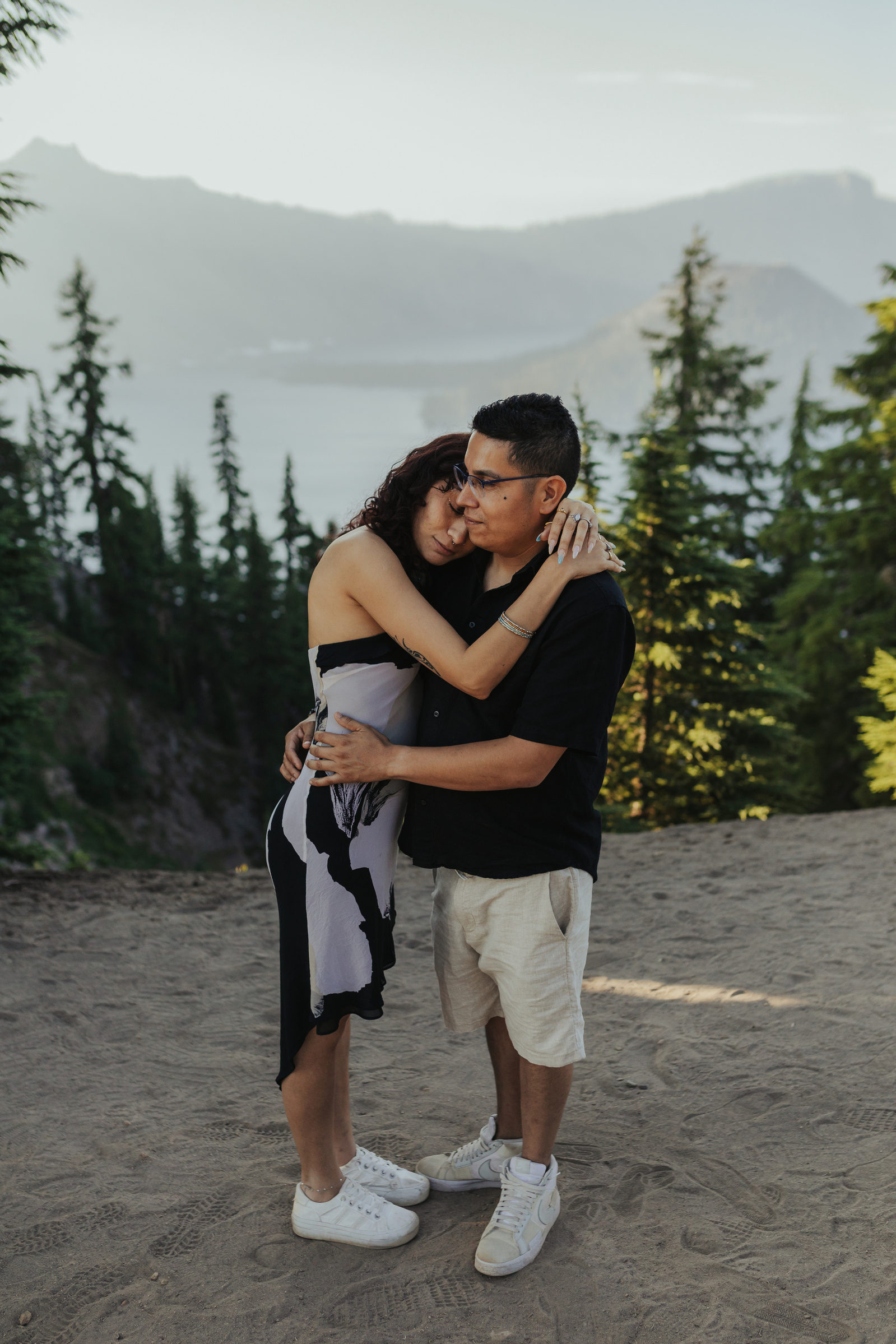 Crater Lake National Park Engagement Photos