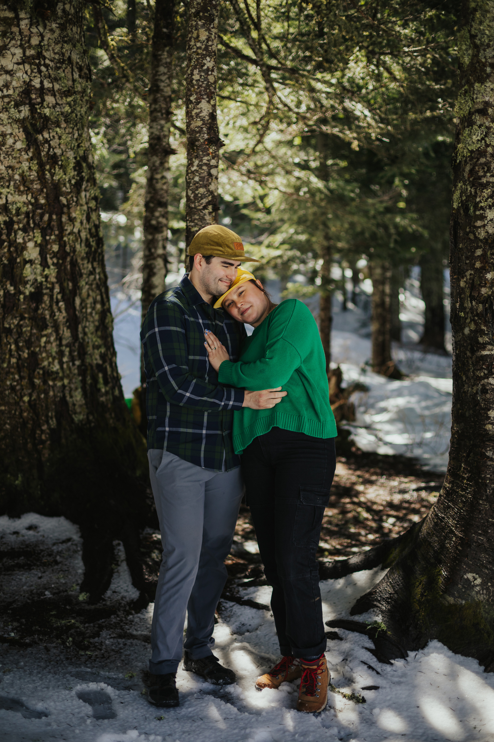 Mount Hood Engagement Session At Mirror Lake Oregon
