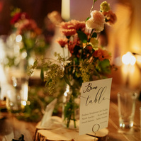 table setup detail photo at Brasada Ranch wedding reception