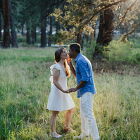 Oregon Engagement Photo Session At Shevlin Park in Bend