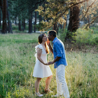 Oregon Engagement Photo Session At Shevlin Park in Bend