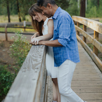 Oregon Engagement Photos At Shevlin Park in Bend Oregon