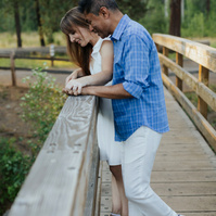 Oregon Engagement Photos At Shevlin Park in Bend Oregon
