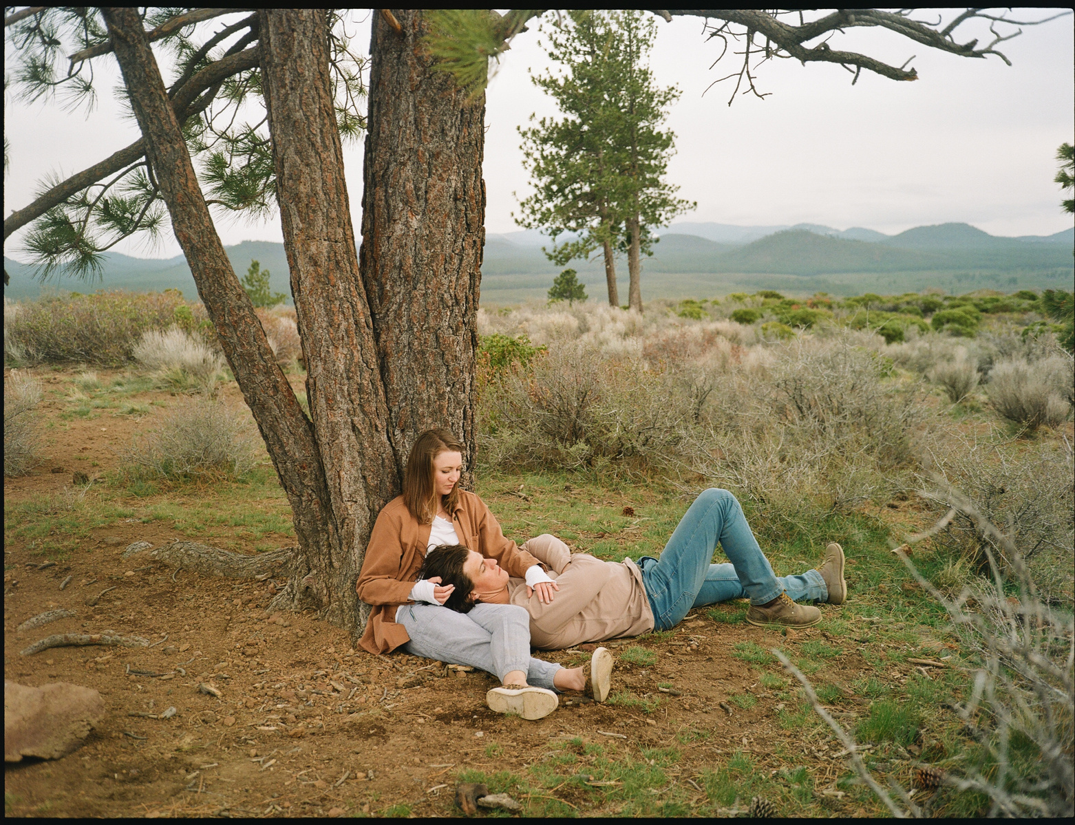 Bend Oregon engagement session on Bessie Butte 