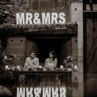 Bend Oregon wedding reception photo