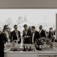 backyard wedding photos