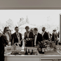 backyard wedding photos