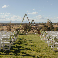 detail photo of ceremony space at Brasada Ranch in Oregon