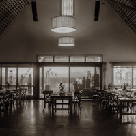 Detail photo of wedding reception setup in Bend Oregon