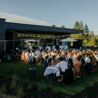 wedding reception photos bend oregon 