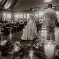 bride and groom wedding reception first dance Brasada Ranch