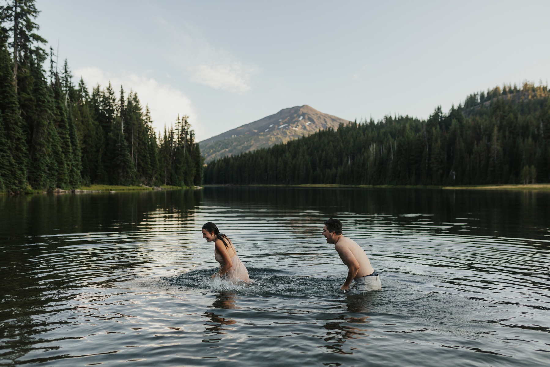 Bend Oregon engagement session at Todd Lake