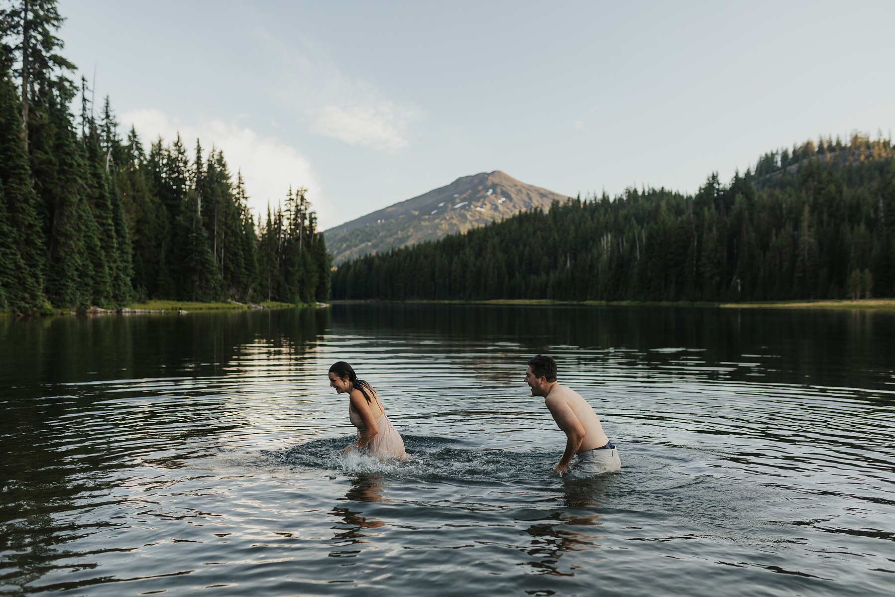 Bend Oregon engagement session at Todd Lake