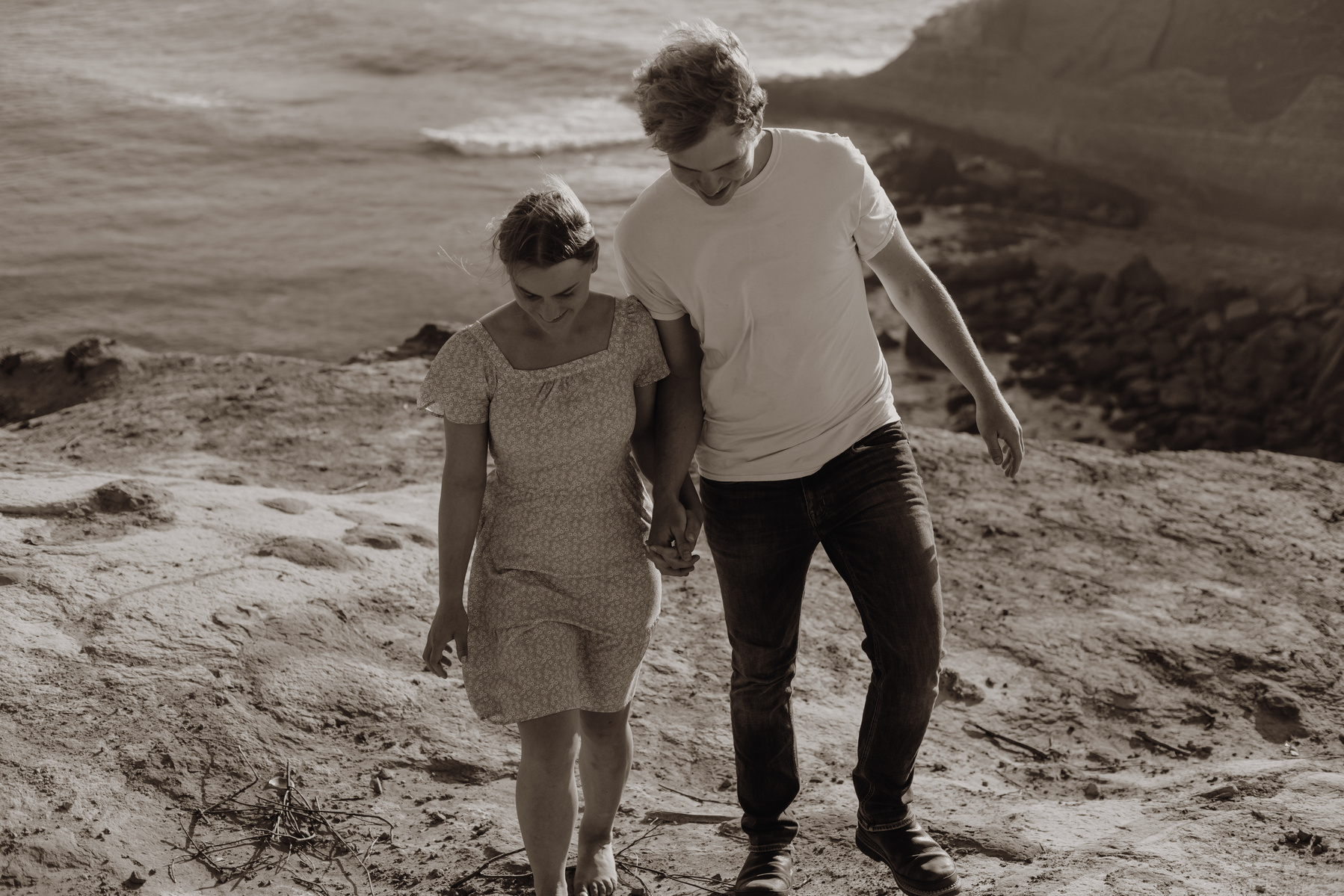 Engagement Session Oregon Coast 
